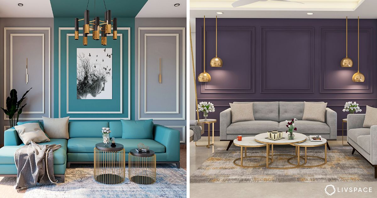 Wall Colour Combinations For Hall (Latest & Popular)