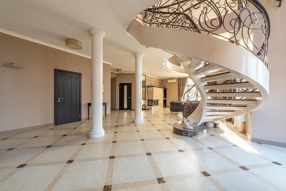 artistic spiral balustrade