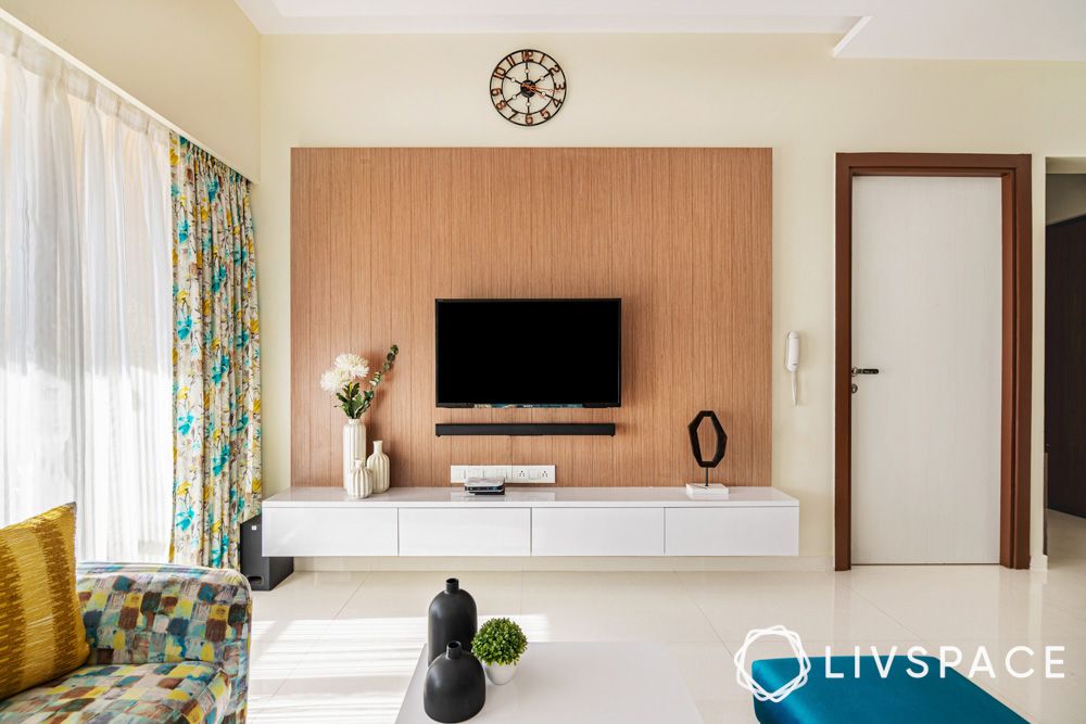 plywood tv unit designs