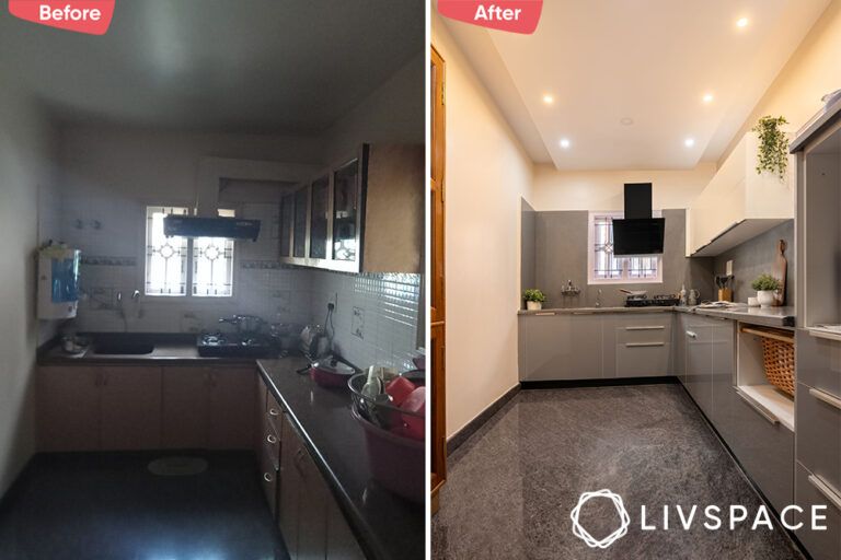 Kitchen Renovation in Under ₹4 Lakhs, Bangalore For a Traditional Family