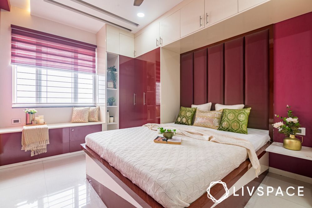 red-master-bedroom-in-interior-design-for-kalpataru-residency-hyderabad