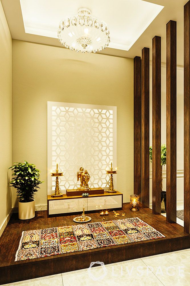 pooja-room-design-with-backlit-jaali
