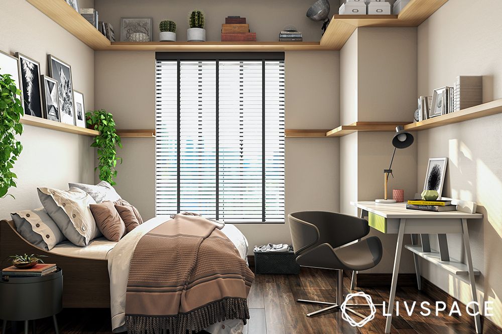 10+ Creative Ways to Design a Small Room To Maximise Space - Livspace