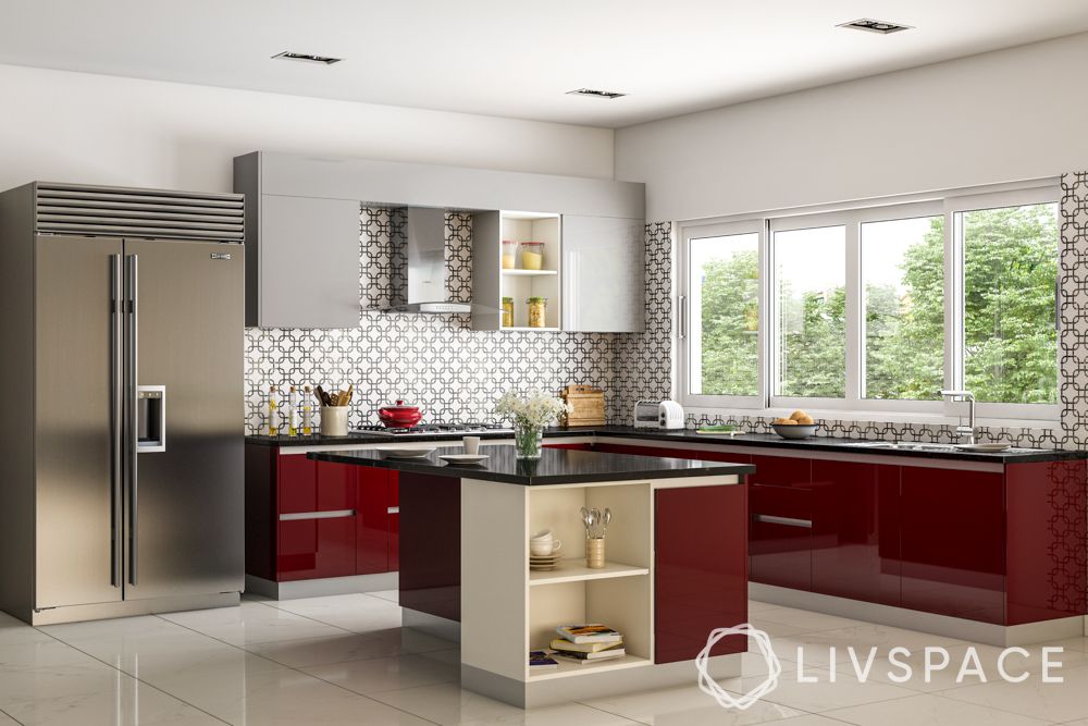 island-shaped-kitchen-pvc-cabinets