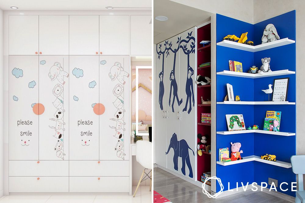 Child bedroom shop cupboard design