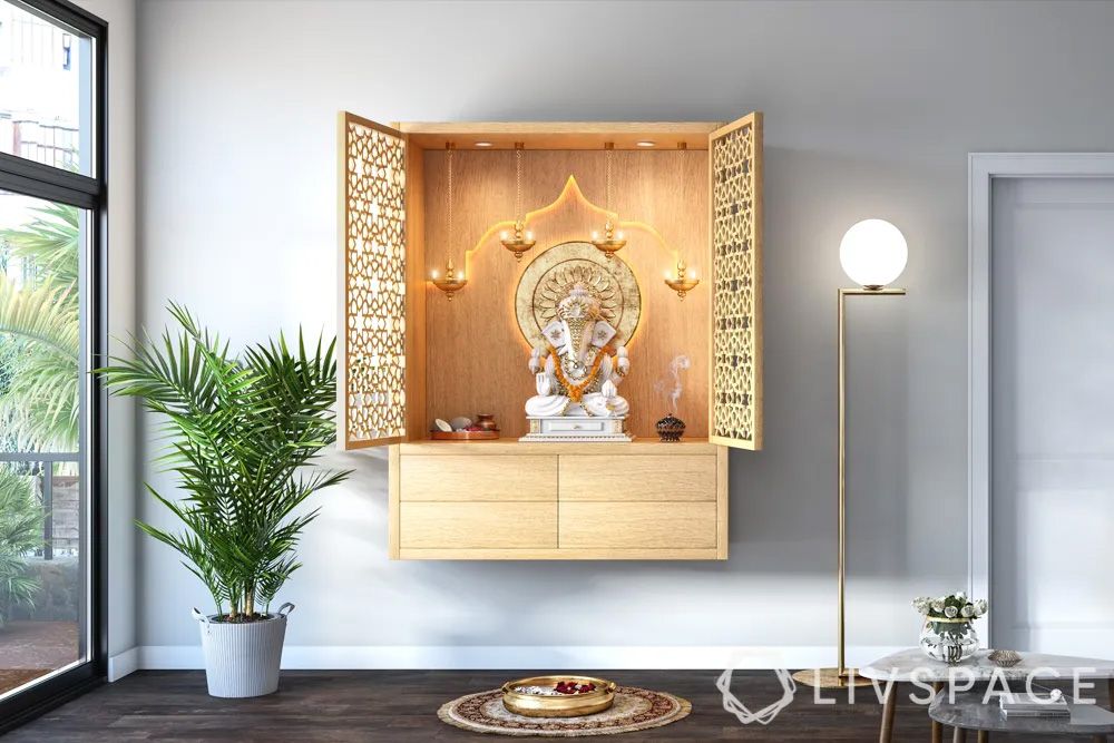 Mandir Design For Home Wooden 