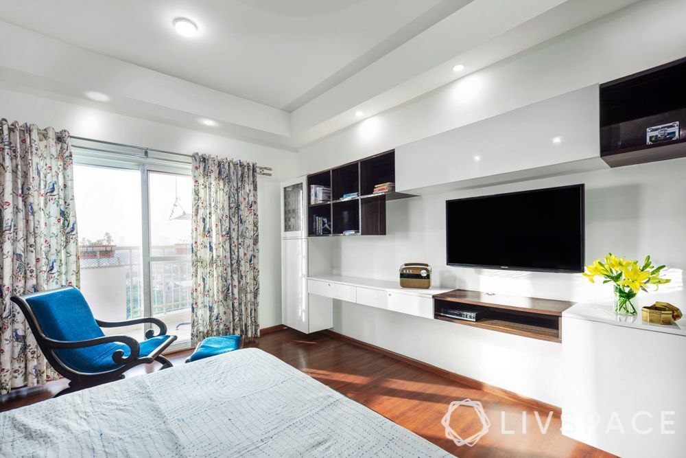 white-glossy-led-panel-design-for-small-bedroom