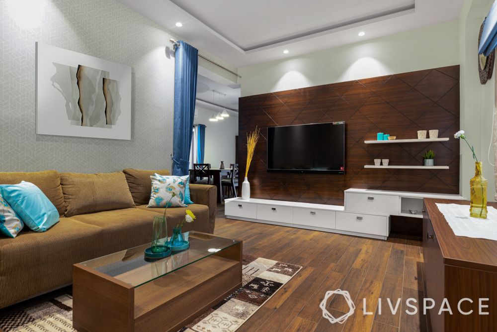 brown-tv-unit-design-ideas-with-storage-racks-wooden-flooring