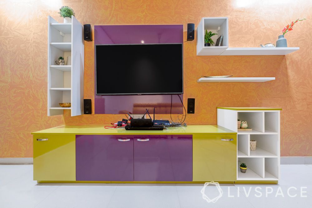 tv unit sunmica design