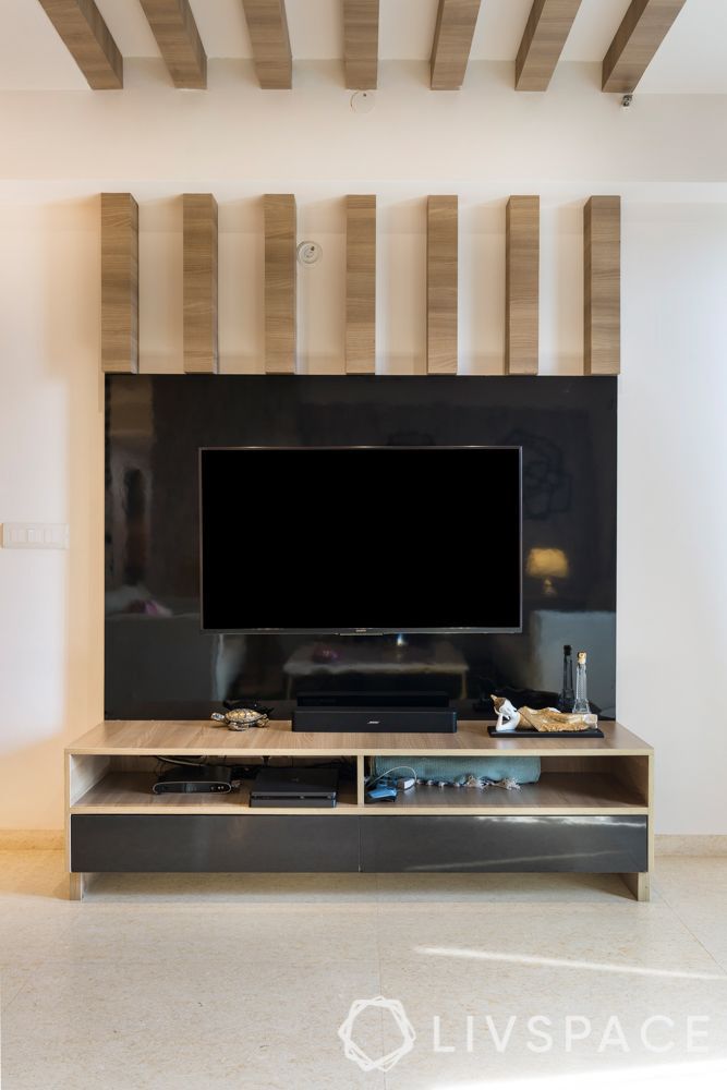 modern-tv-cupboard-designs-for-hall-in-black-with-wooden-rafters