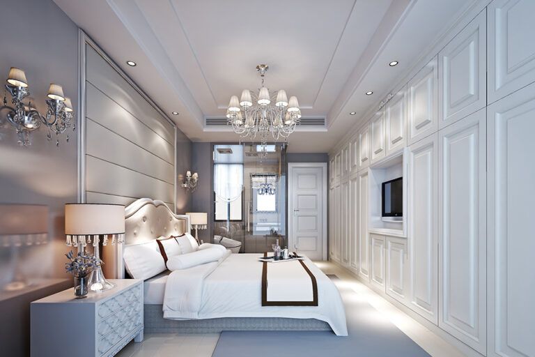 parisian style bedroom