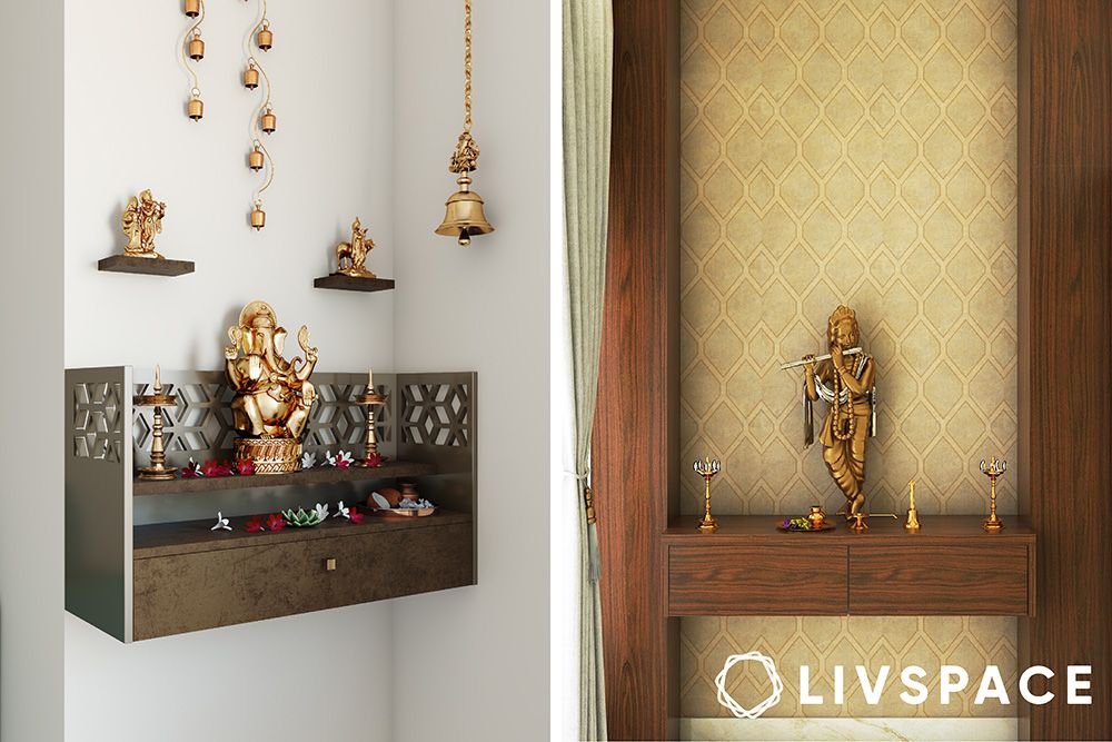 minimalist pooja cabinet designs