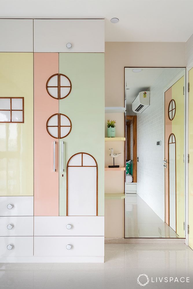 painted-wardrobe-design-for-kids-room-in-pastel-shades