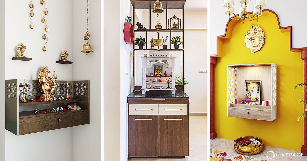 14 Beautiful And Budget Pooja Rooms