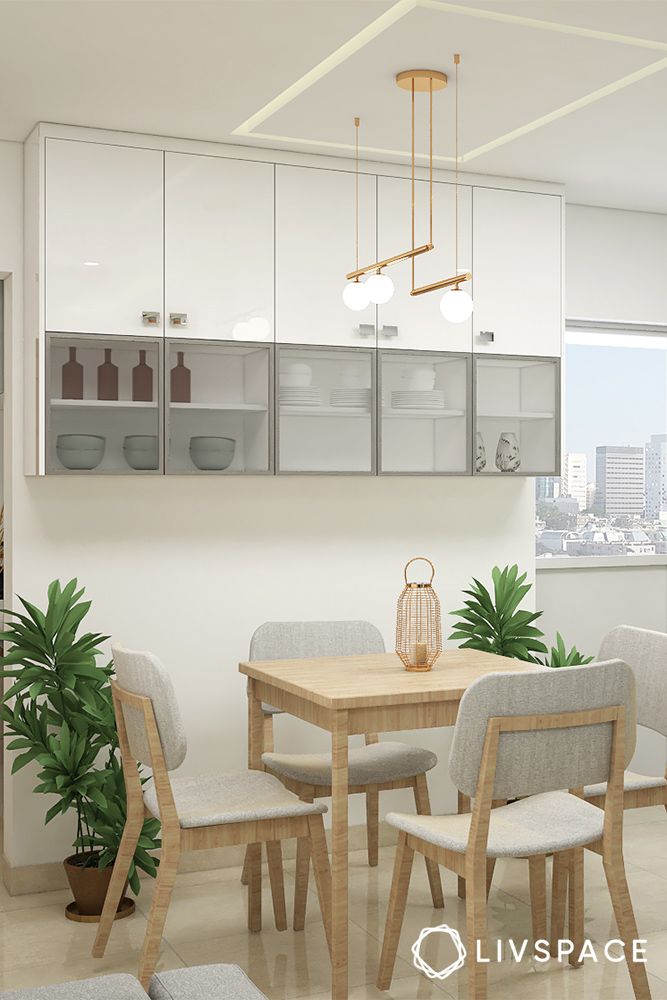 white-contemporary-cutlery-cabinet-and-dining-table