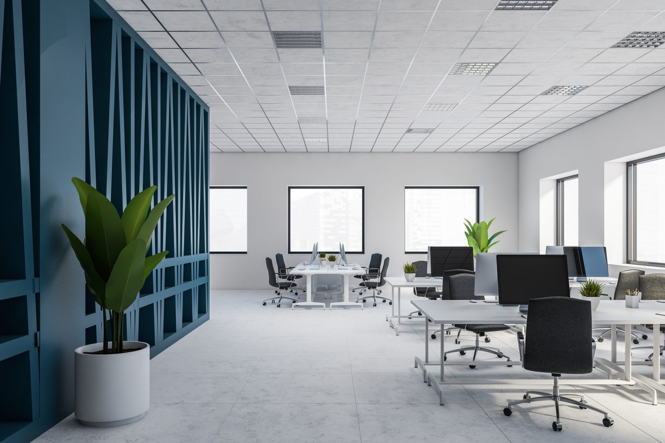 Modern best sale office lighting