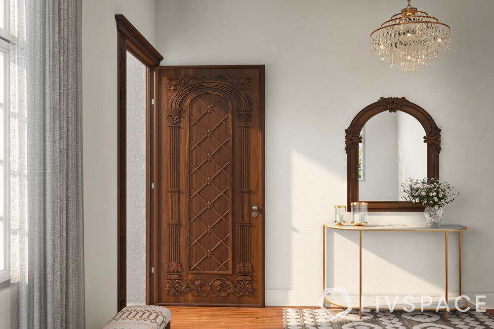 single wooden door designs