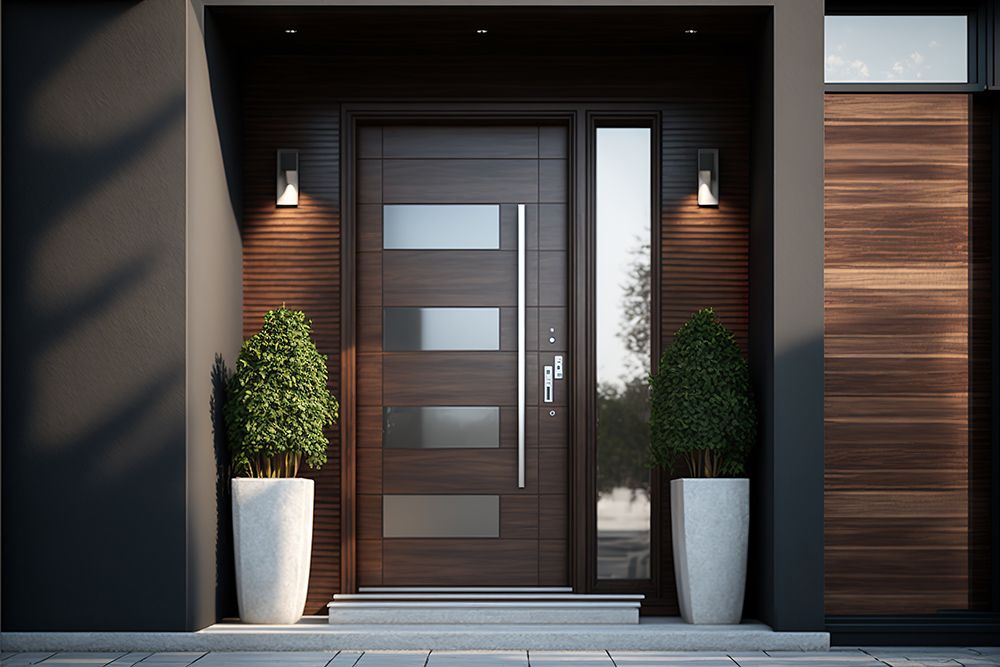 brown-wooden-door-design