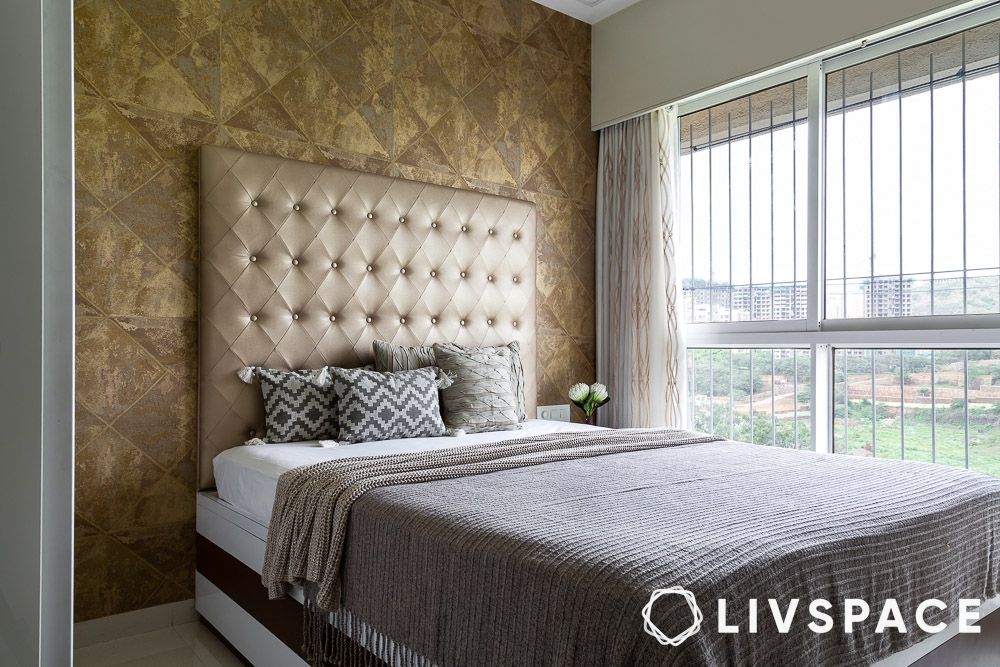 bedroom-colours-ideas-in-textured-gold