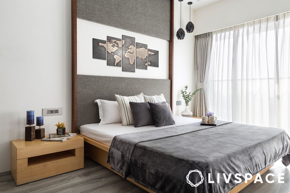 bedroom paint colours in grey
