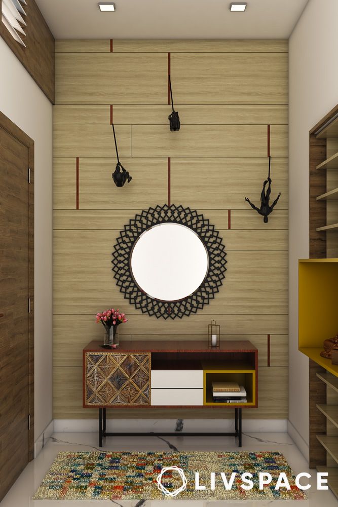 home entrance vastu with mirrors