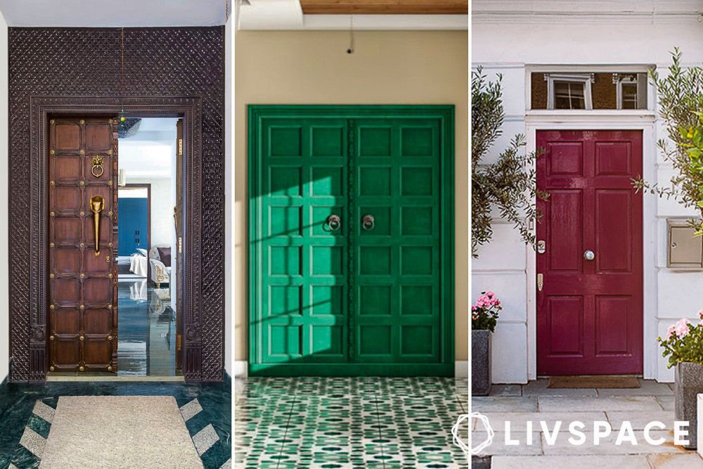 colours for main door facing as per vastu