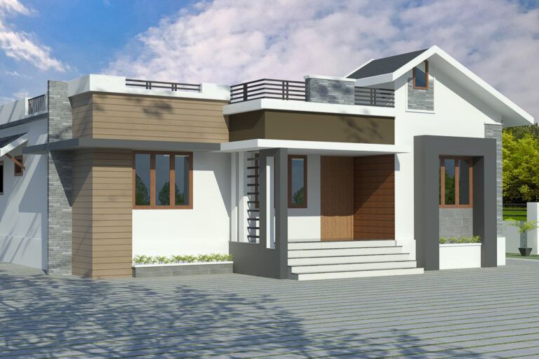 Single Floor House Design Ideas and Front Elevation Plan To Explore