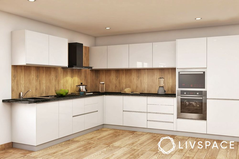 white-cupboards-and-wood-dado-flooring-in-l-shaped-kitchen