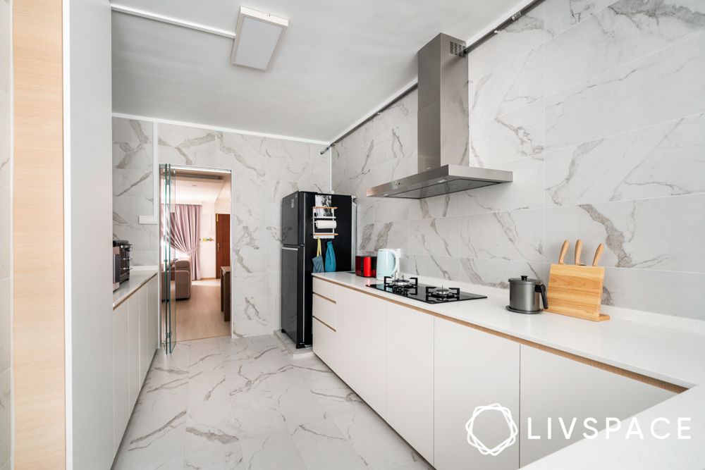 small-l-shaped-all-white-kitchen