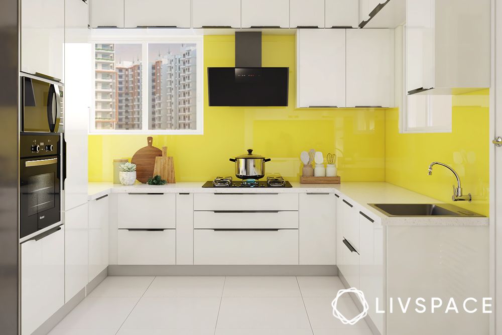 yellow-and-white-kitchen-in-u-shape