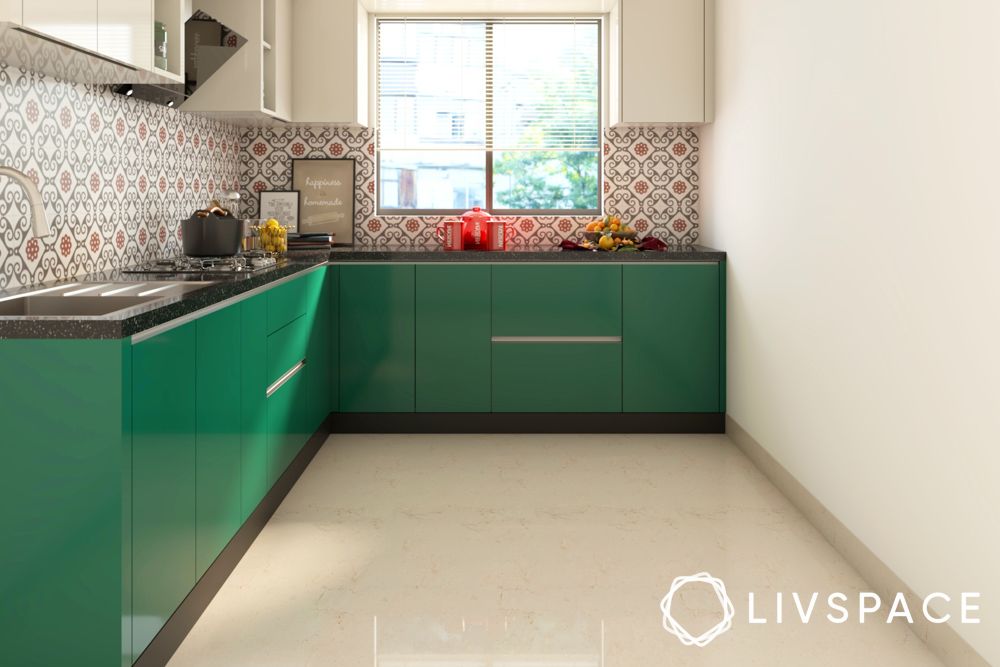 green-and-white-kitchen-design-l-shaped