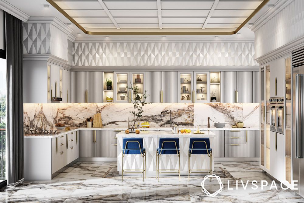 textured-grey-luxury-kitchen-with-pop-of-blue
