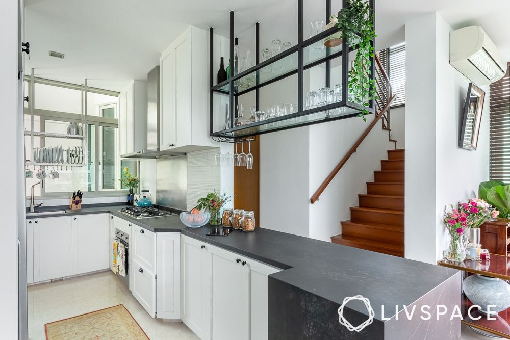 white-grey-open-kitchen