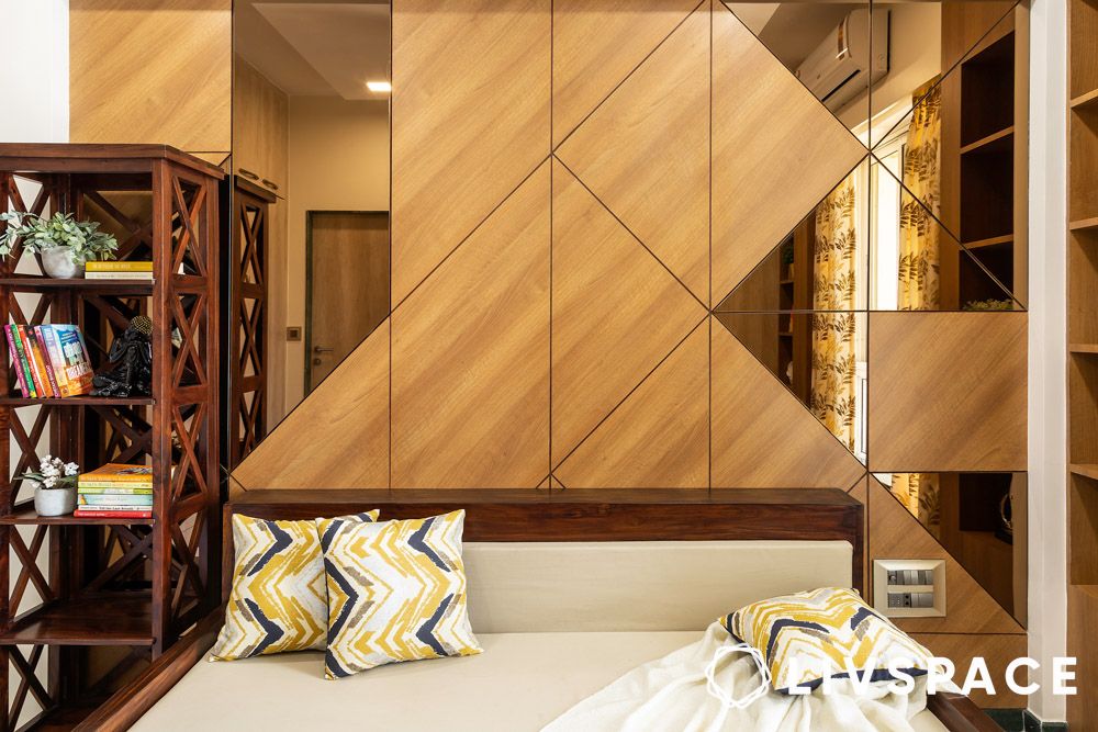 wooden-wall-designs-with-mirror-for-bedrooms-in-india