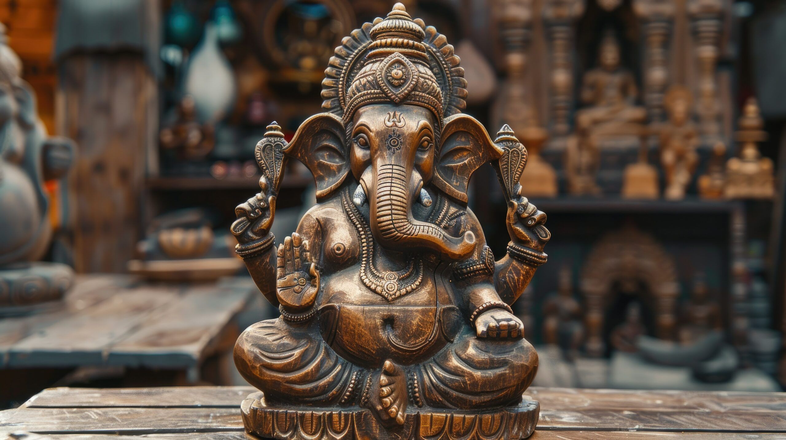 wooden-ganesh-idol