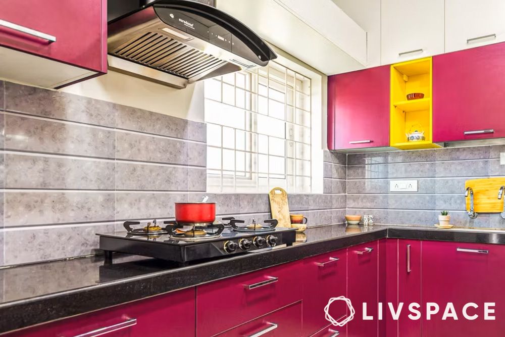 pink-and-yellow-l-shaped-kitchen-design