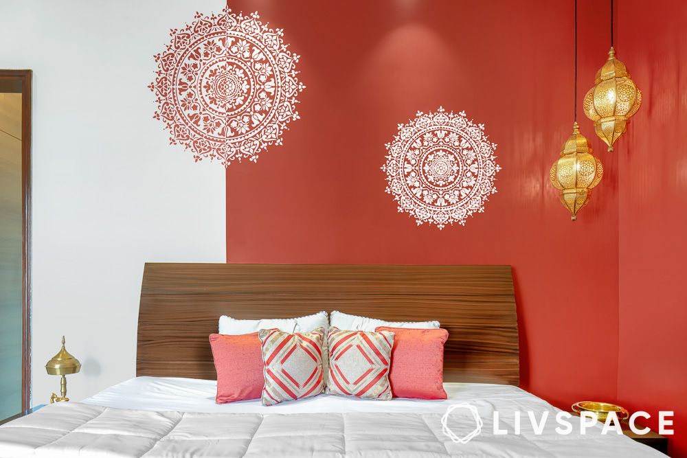 red-and-white-bedroom-walls
