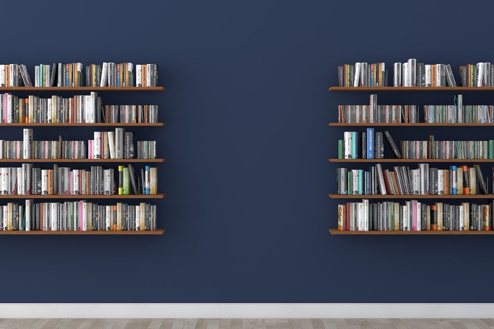 home-libraries-with-separated-ledge-section-for-books