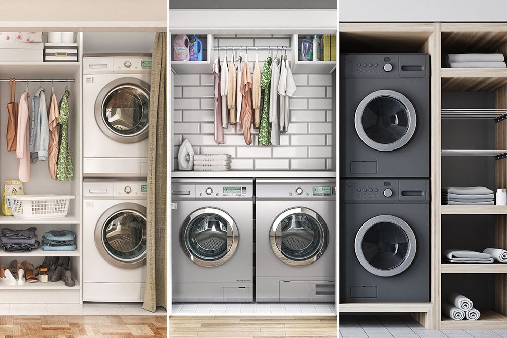 closet-modern-laundry-room-design-idea