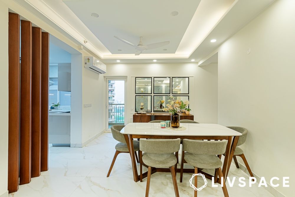 4bhk in gurgaon dining area