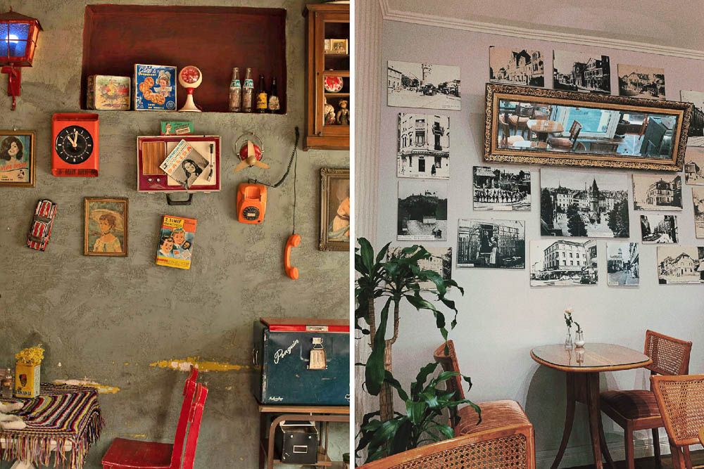 retro-themed-wall-designs-with-wood-photographs-wall-art