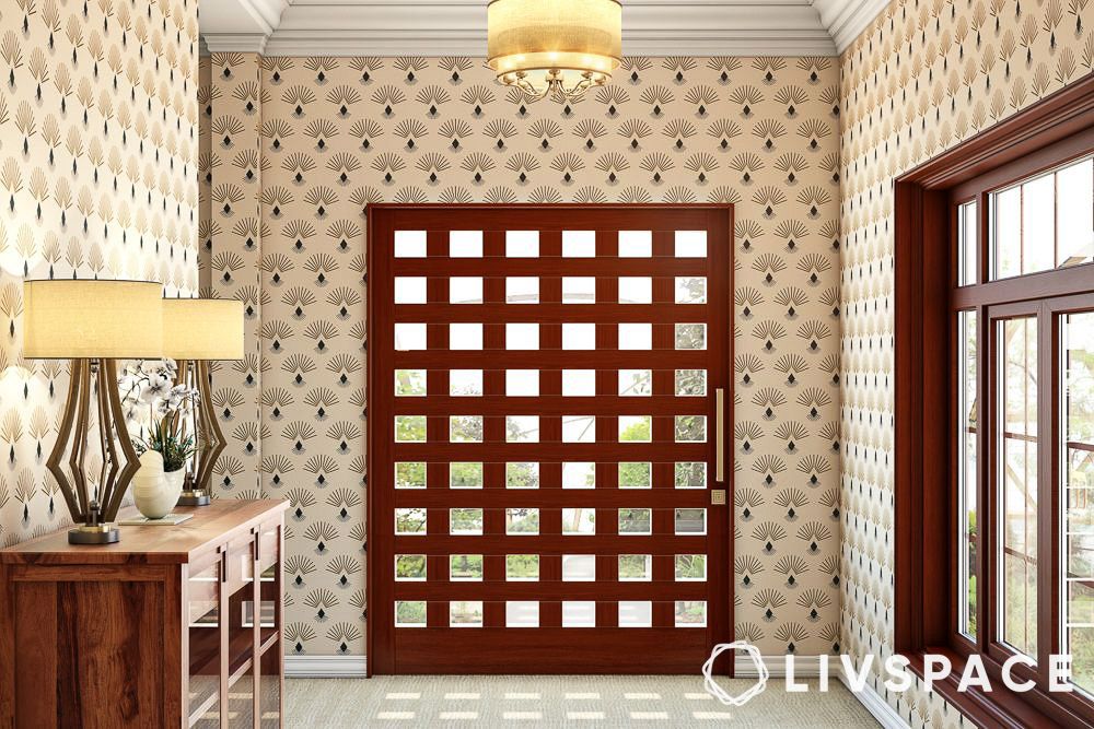 traditional-wooden-door-design-with-cutout 