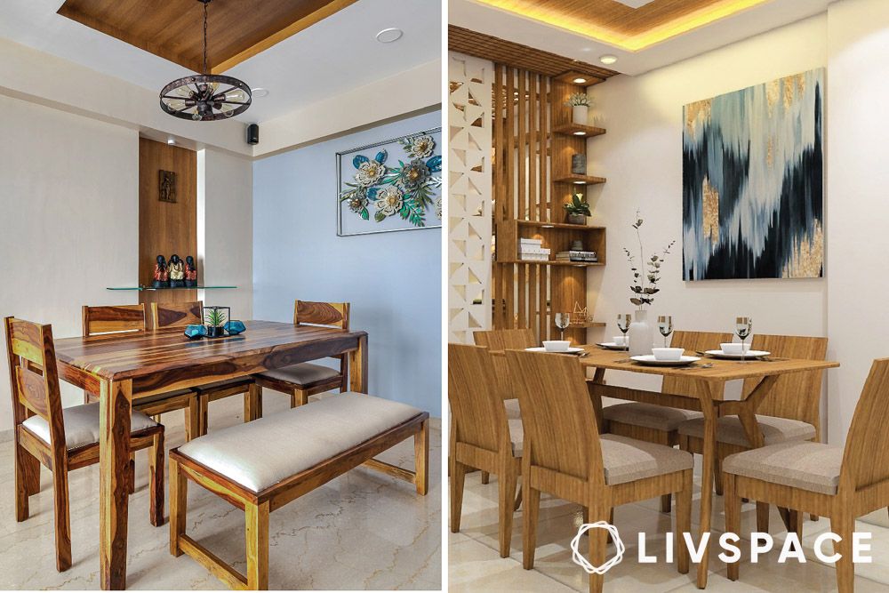 wooden dining table design