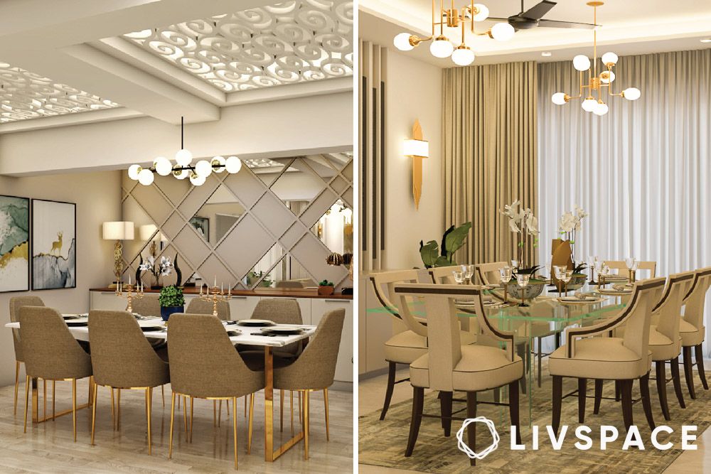 8 seater dining table with design