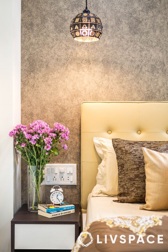 guest room designs with flowers