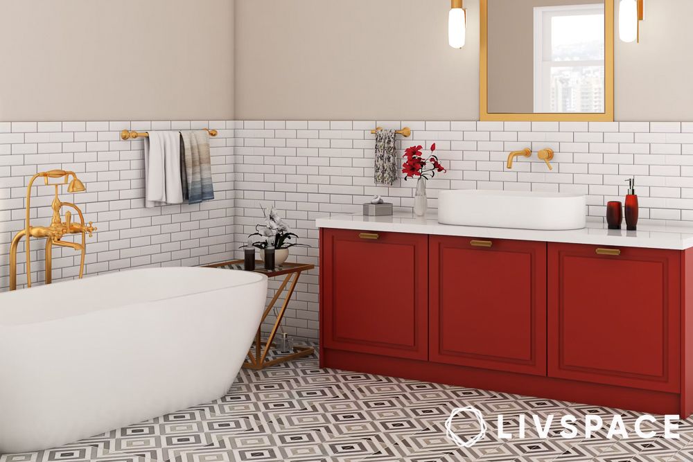 design bathroom floor tiles