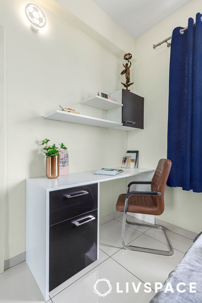 white-black-study-table-simple-shelf