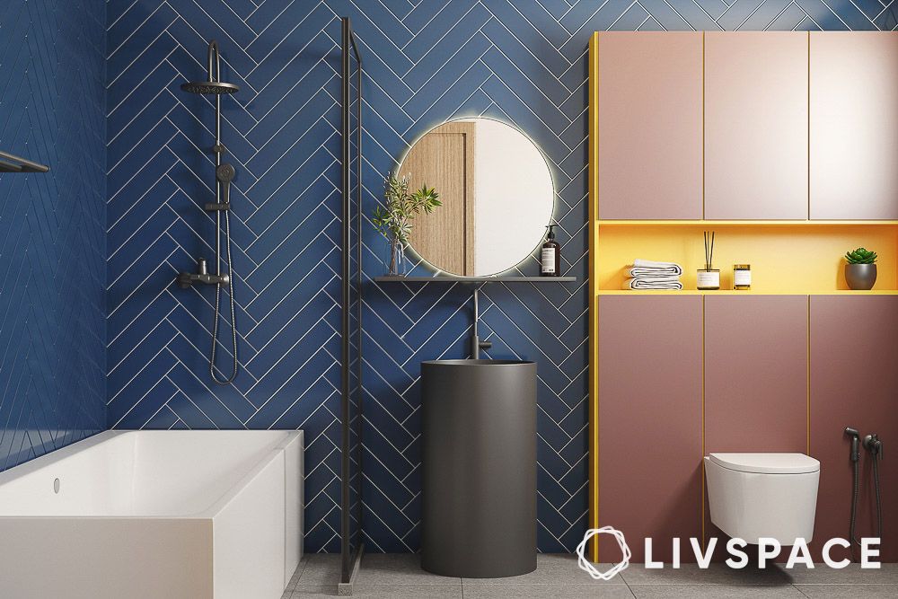 eclectic-washroom-wall-tiles-design