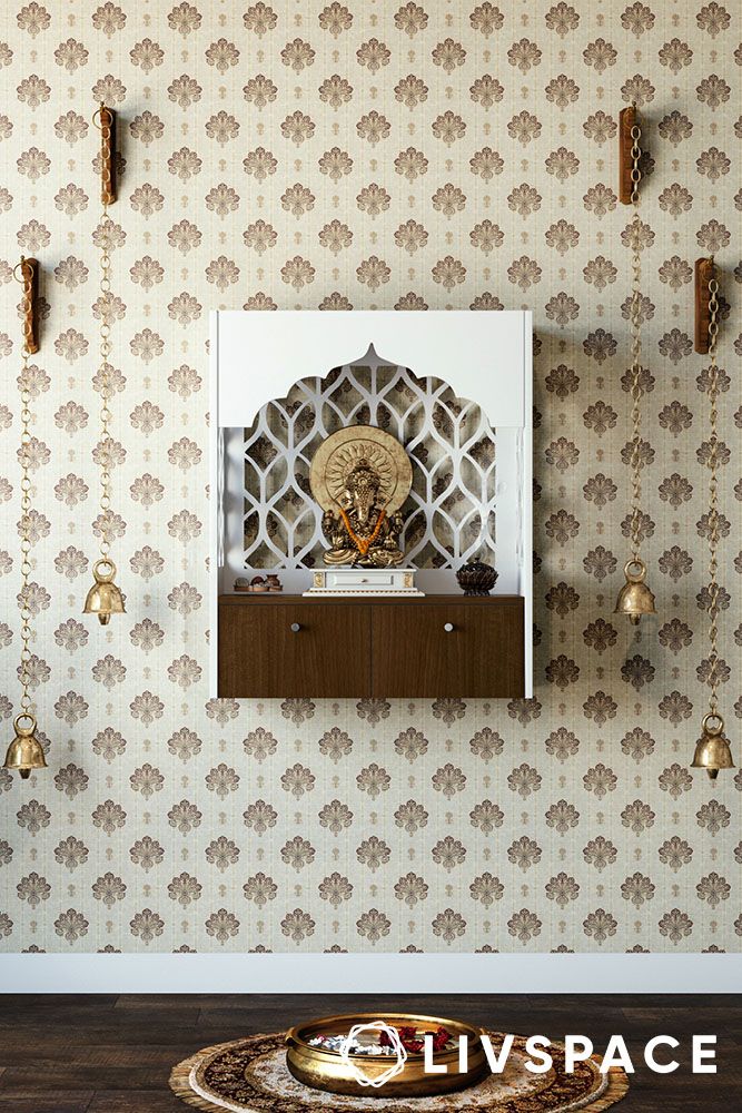 wall-mounted-space-saving-small-pooja-room-designs-in-apartments