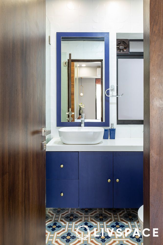 bathroom decor with moroccan tiles